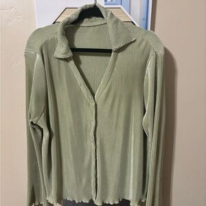 Long sleeve button down blouse/cardigan